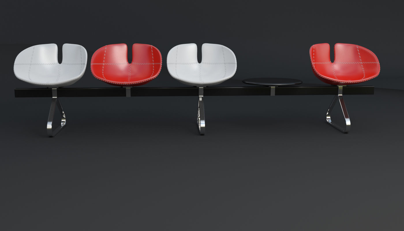 Fjord Bench Sistema Table Iray piu 3D model_84