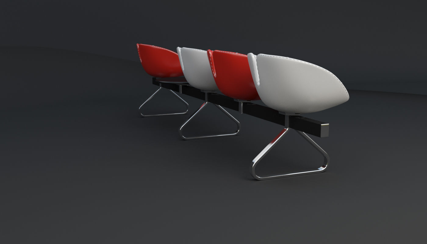 Fjord Bench Sistema Table Iray piu 3D model_59