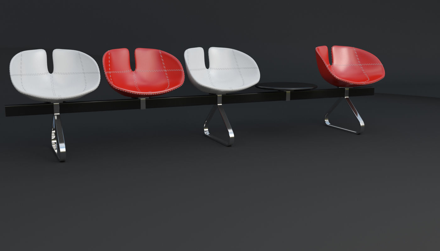 Fjord Bench Sistema Table Iray piu 3D model_86