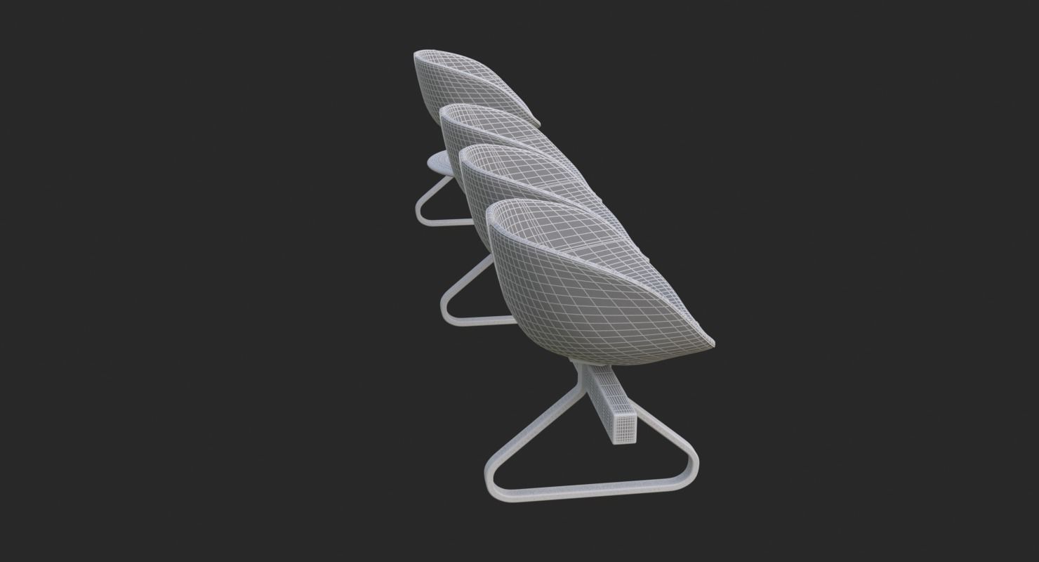 Fjord Bench Sistema Table Iray piu 3D model_23