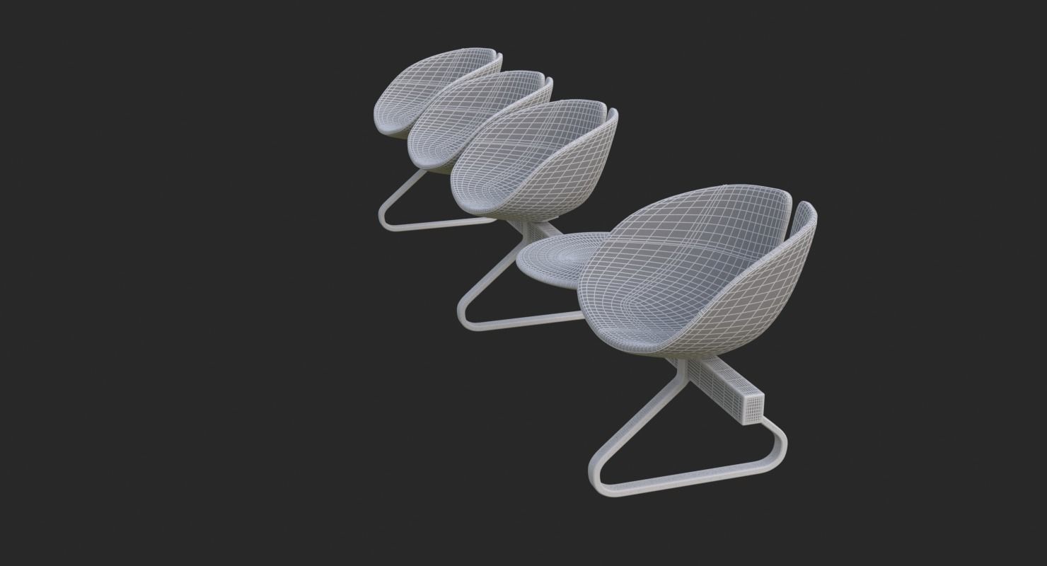 Fjord Bench Sistema Table Iray piu 3D model_42