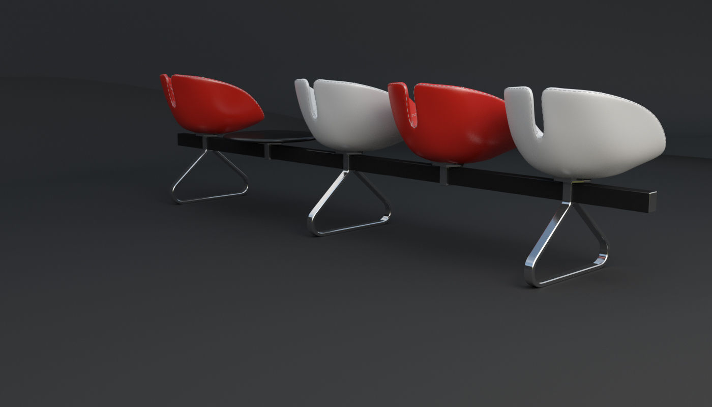 Fjord Bench Sistema Table Iray piu 3D model_61