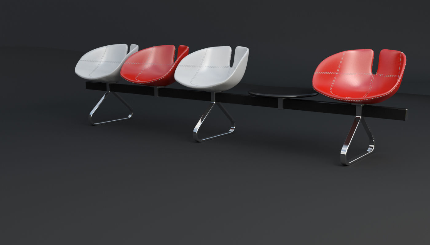 Fjord Bench Sistema Table Iray piu 3D model_80