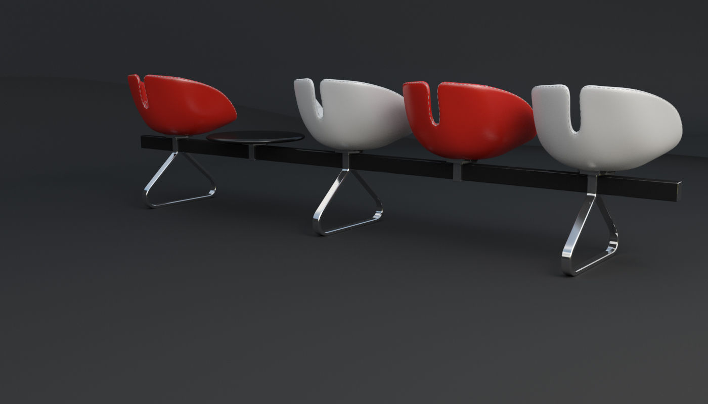 Fjord Bench Sistema Table Iray piu 3D model_62