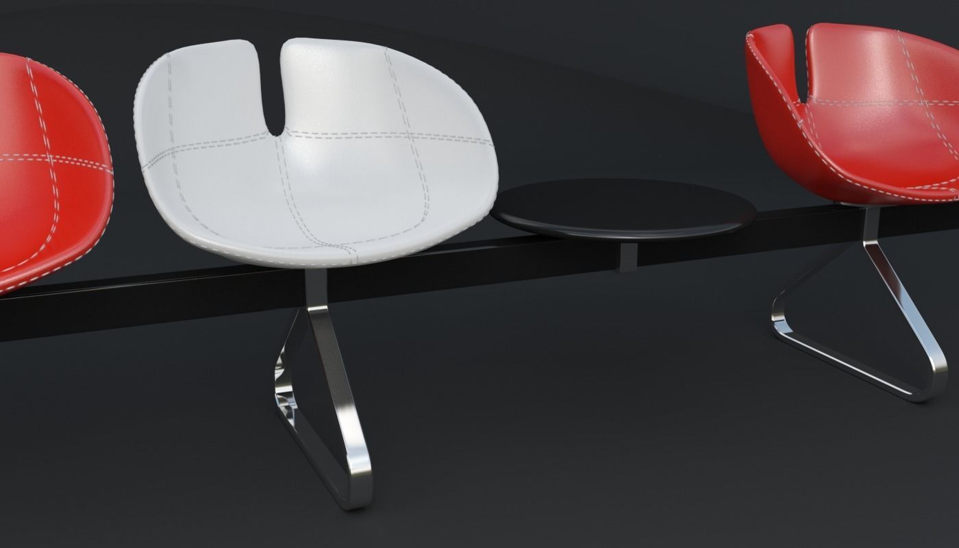 Fjord Bench Sistema Table Iray piu 3D model_8