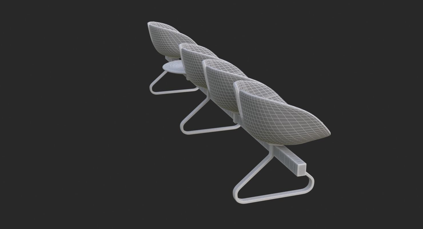 Fjord Bench Sistema Table Iray piu 3D model_24