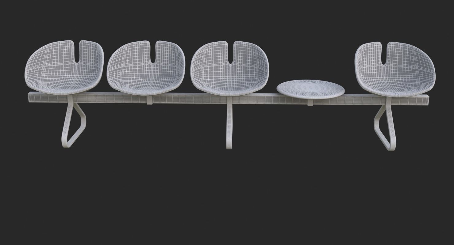 Fjord Bench Sistema Table Iray piu 3D model_49