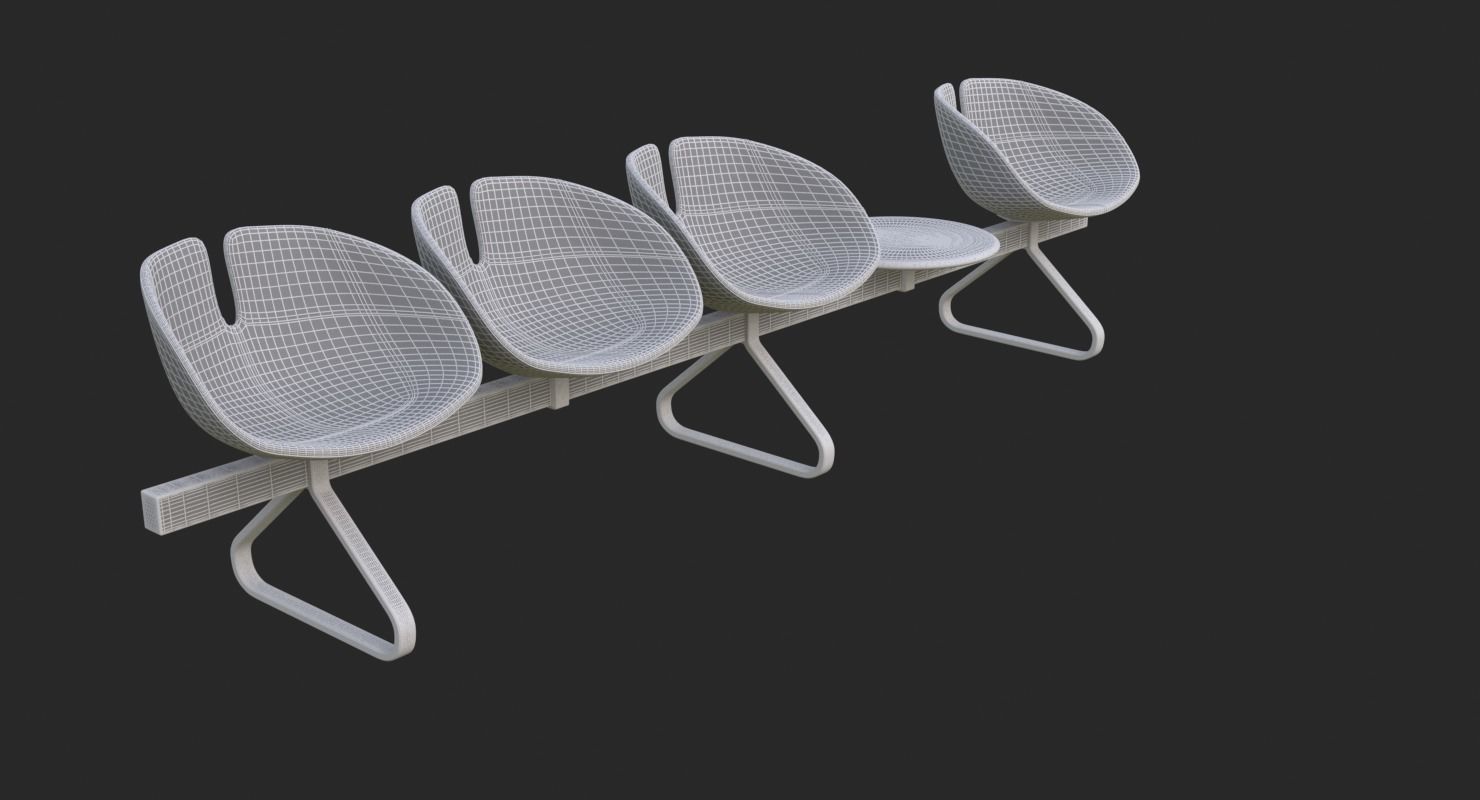 Fjord Bench Sistema Table Iray piu 3D model_18