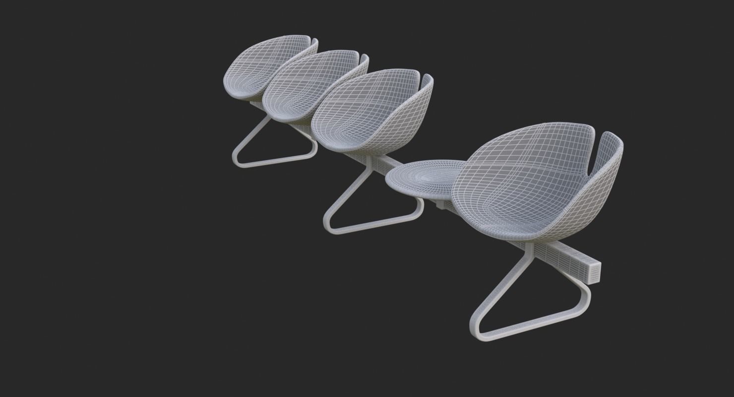 Fjord Bench Sistema Table Iray piu 3D model_43