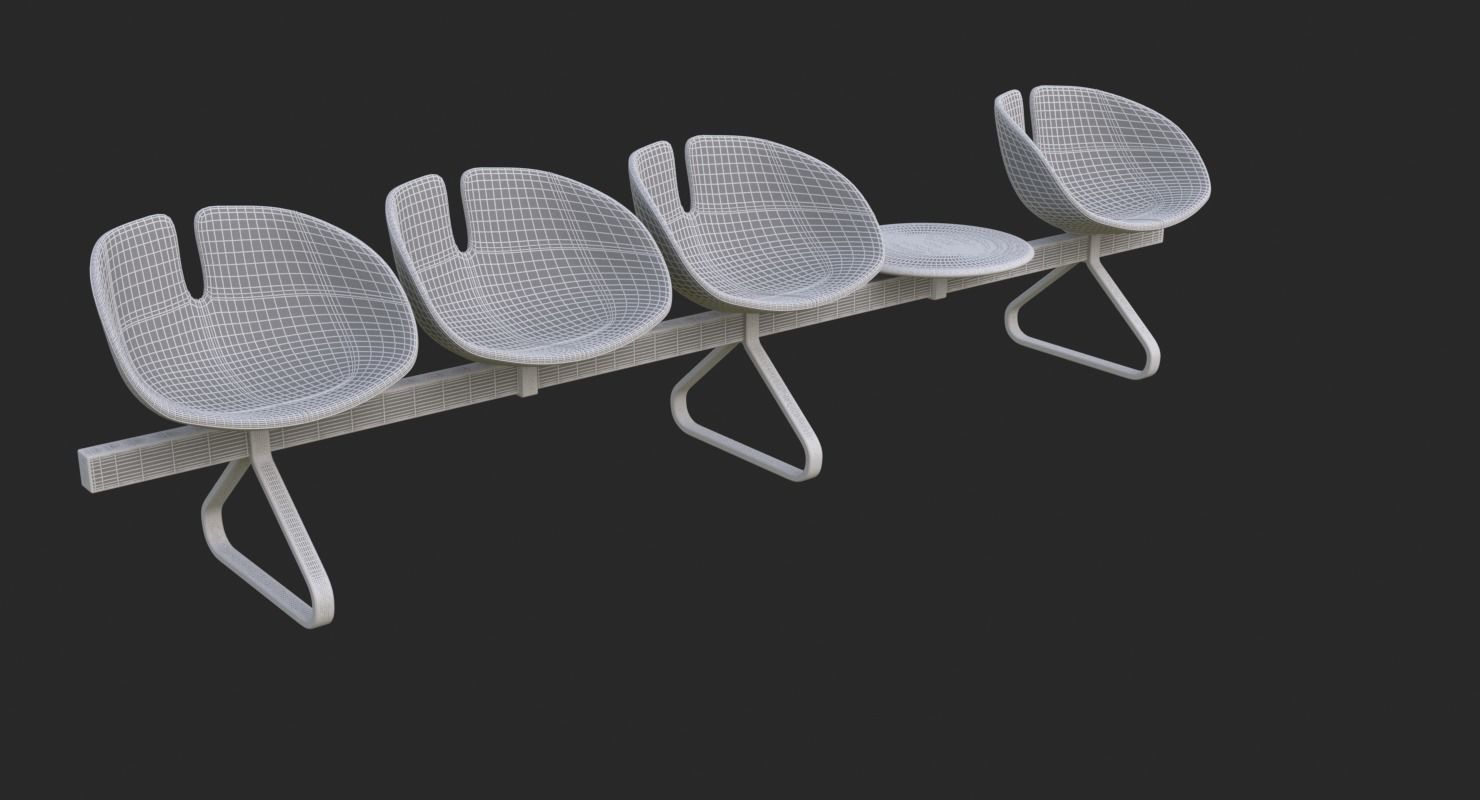 Fjord Bench Sistema Table Iray piu 3D model_17