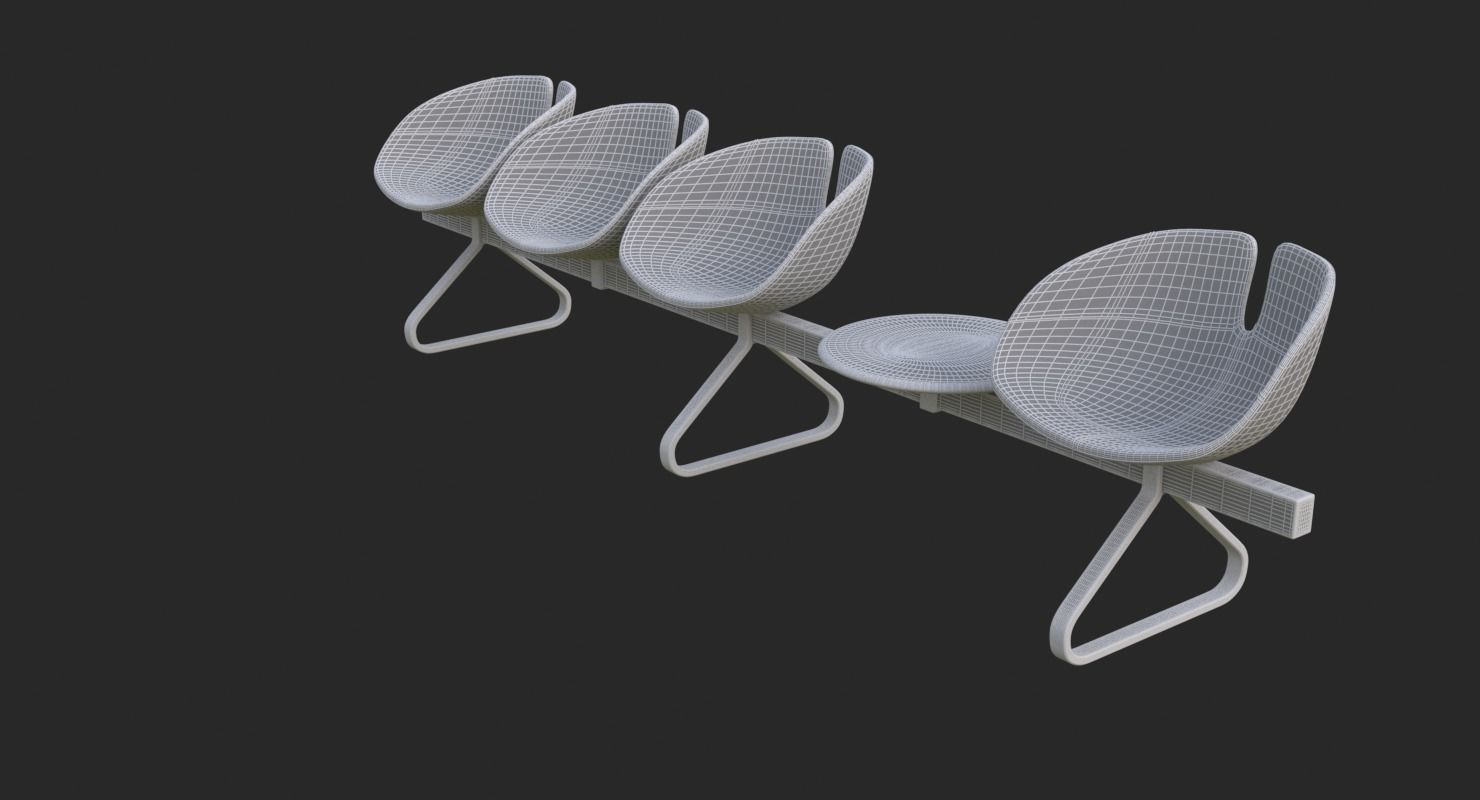 Fjord Bench Sistema Table Iray piu 3D model_44