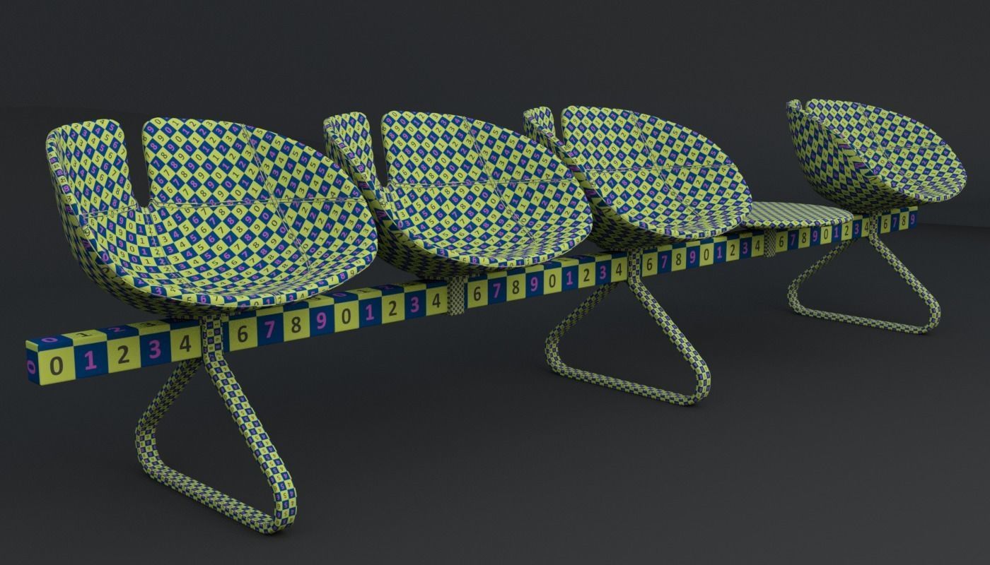 Fjord Bench Sistema Table Iray piu 3D model_9