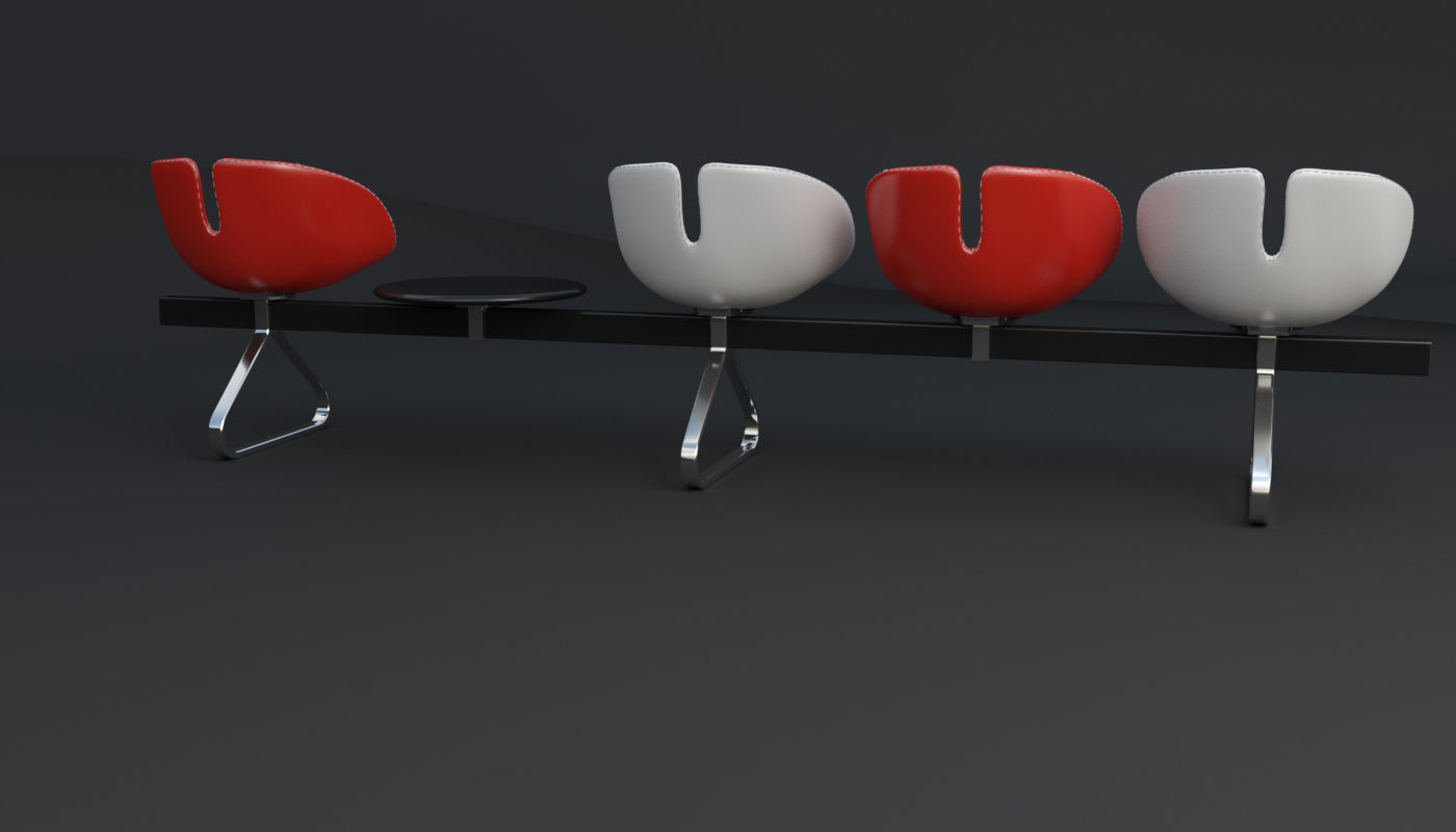 Fjord Bench Sistema Table Iray piu 3D model_64