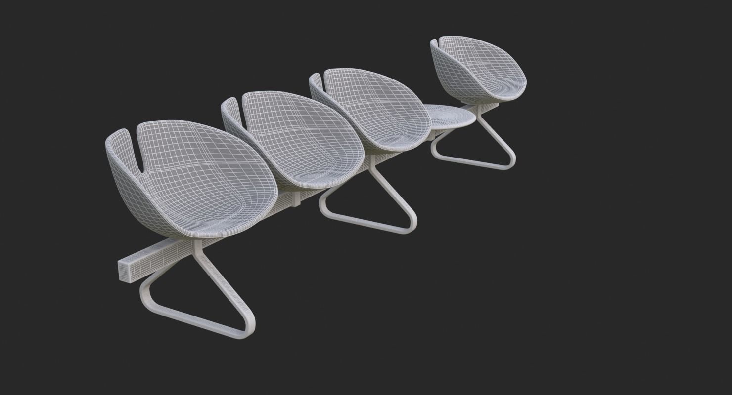Fjord Bench Sistema Table Iray piu 3D model_19