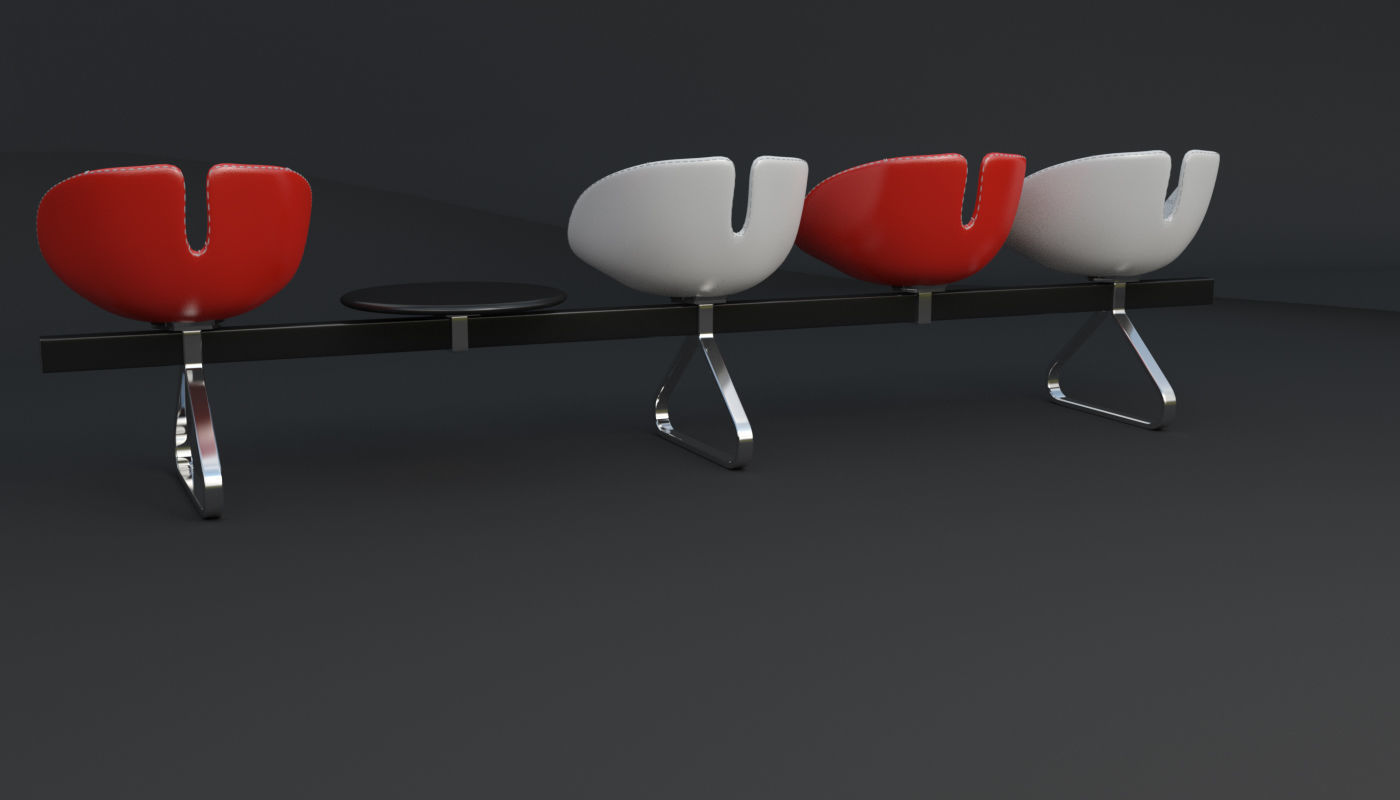 Fjord Bench Sistema Table Iray piu 3D model_68
