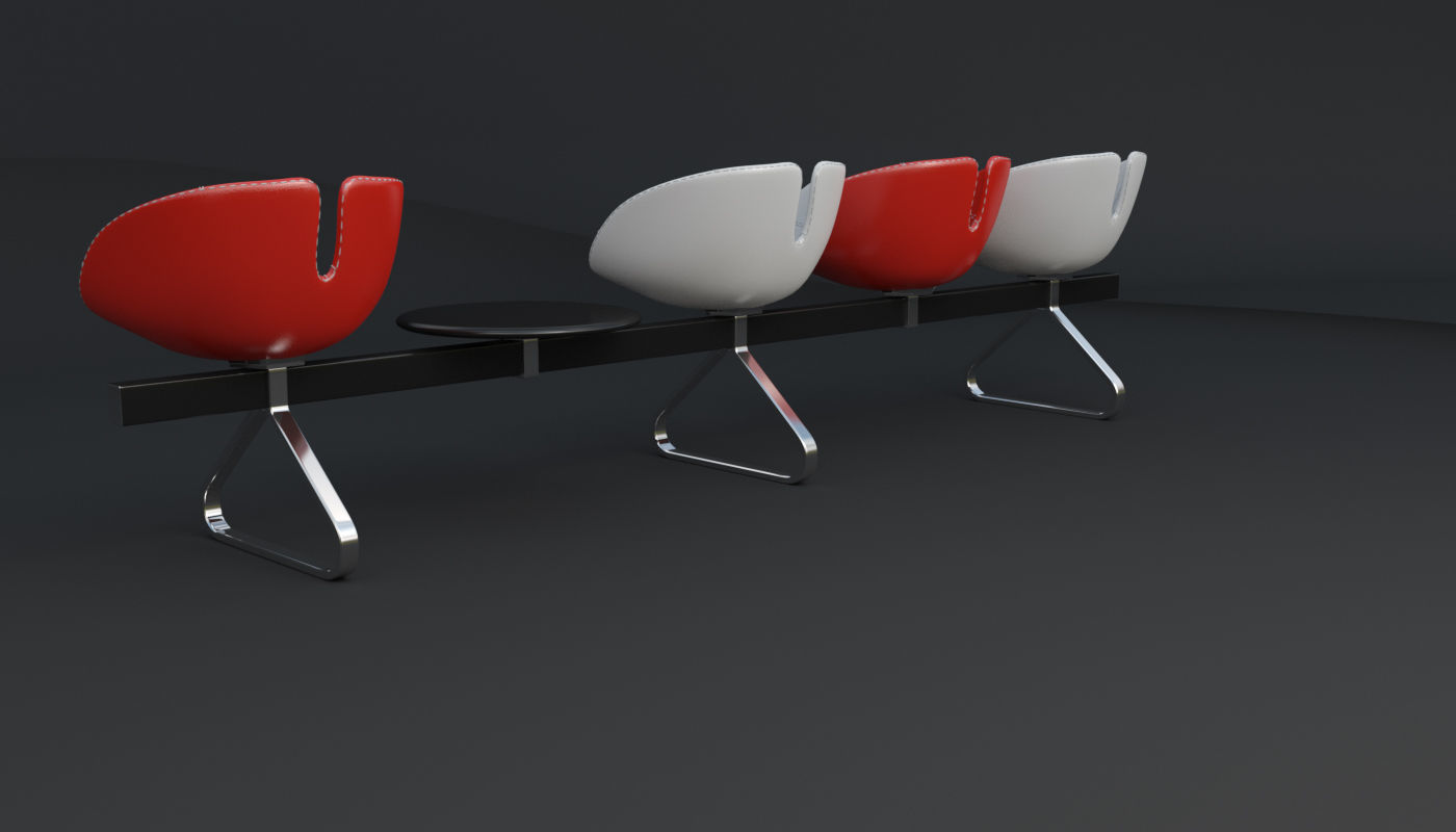 Fjord Bench Sistema Table Iray piu 3D model_70