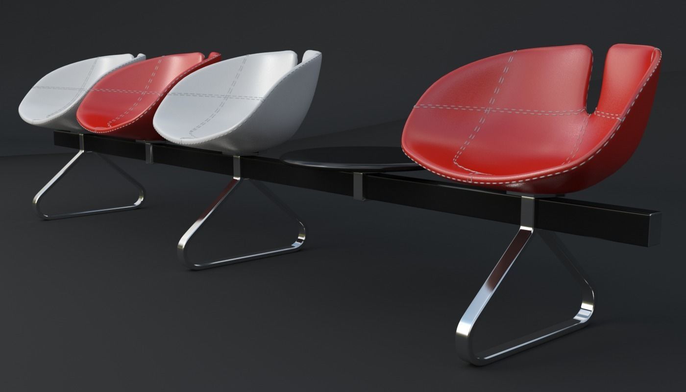 Fjord Bench Sistema Table Iray piu 3D model_3