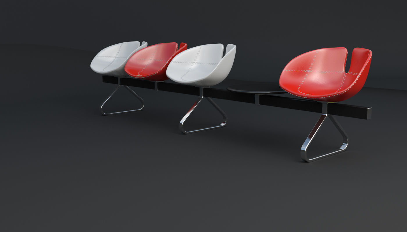 Fjord Bench Sistema Table Iray piu 3D model_79