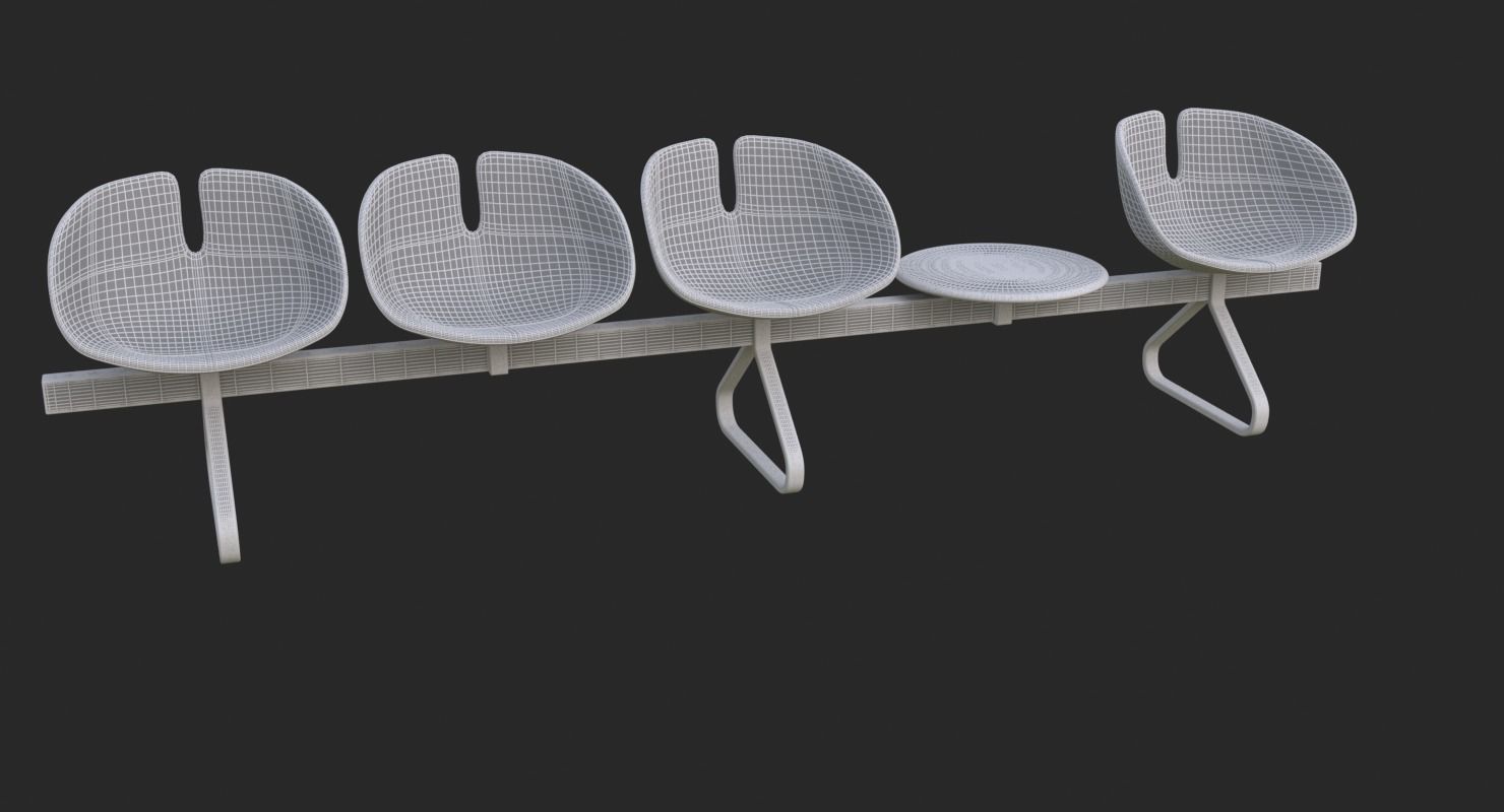 Fjord Bench Sistema Table Iray piu 3D model_51
