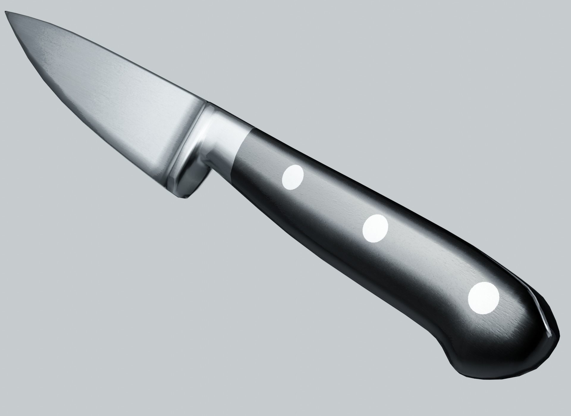 kitchen knife set 4K Textures UV Mapping Polygonal Topology Low-poly 3D model_9