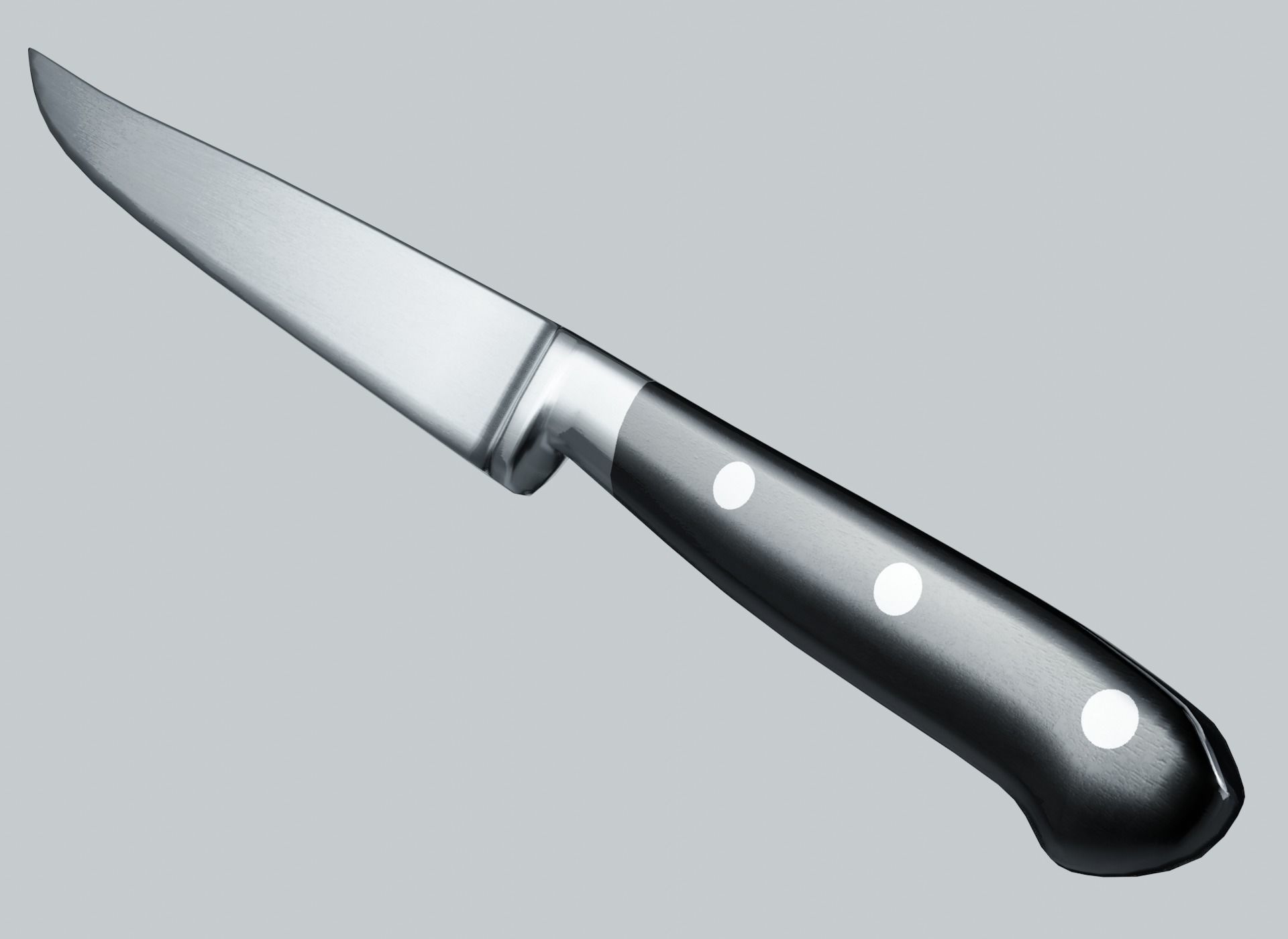 kitchen knife set 4K Textures UV Mapping Polygonal Topology Low-poly 3D model_11