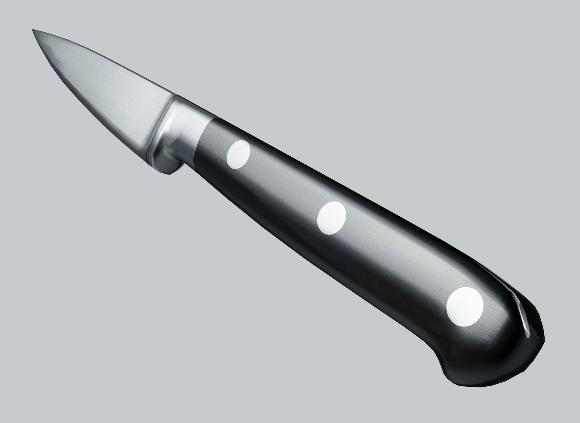 kitchen knife set 4K Textures UV Mapping Polygonal Topology Low-poly 3D model_7