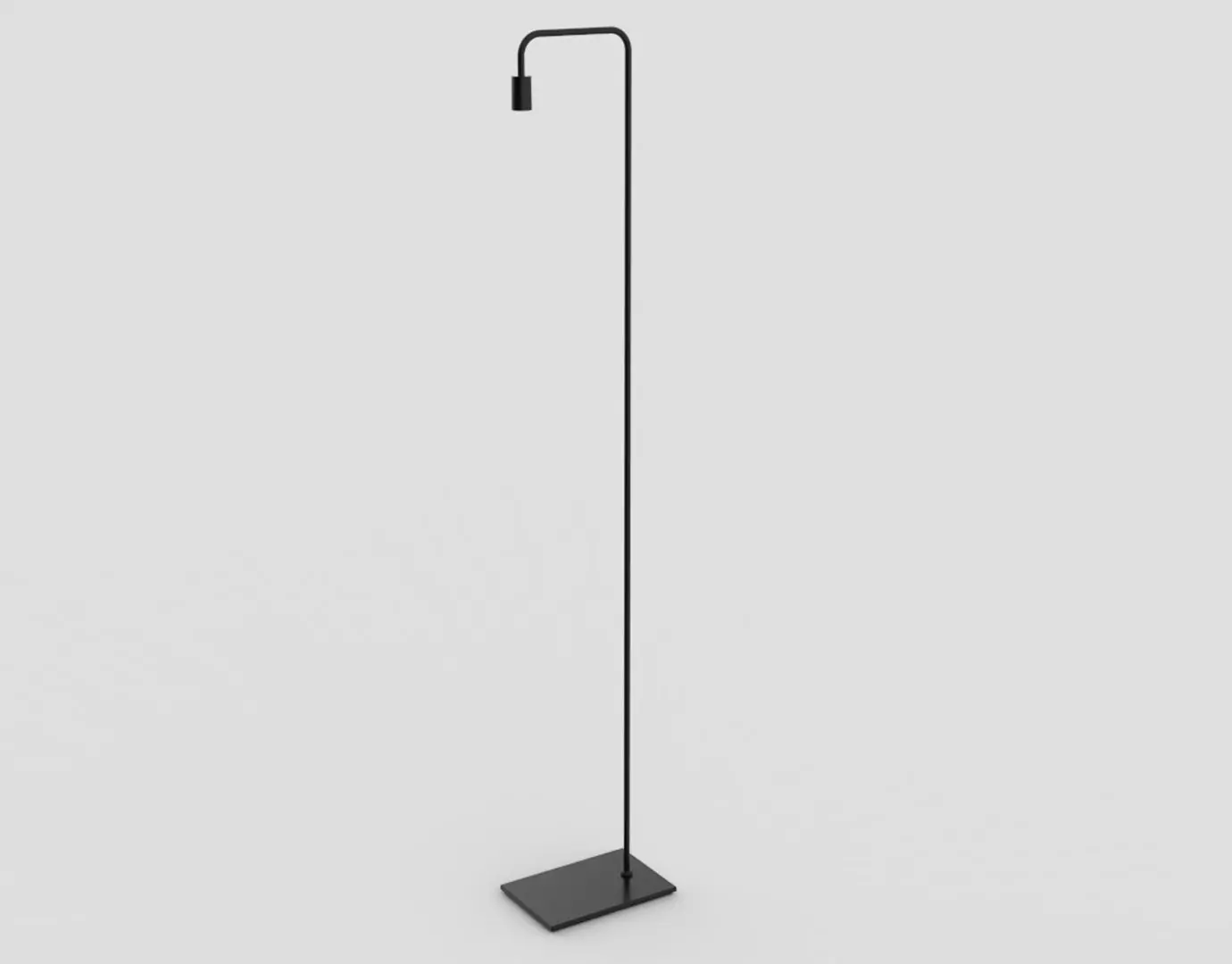 Pipe Floor Lamp Free 3D model