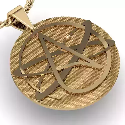  atheist sign pendant