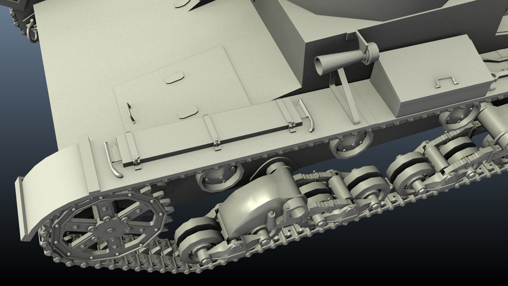 Tank T26 3D model_27