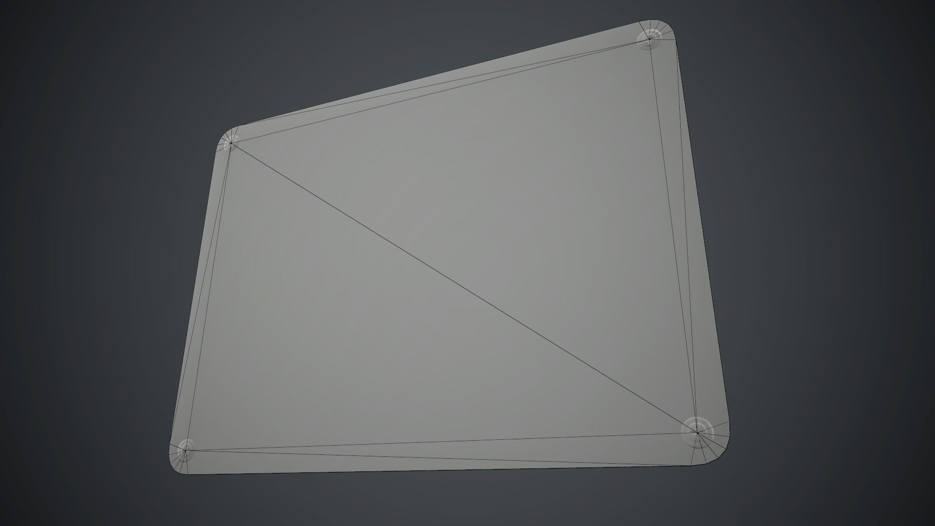 Plastic No Smoking Sign PBR Game Ready Low-poly 3D model_10