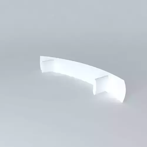 handle curved shelf Free 3D model