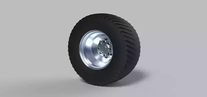 Rear wheel from Pulling tractor 2