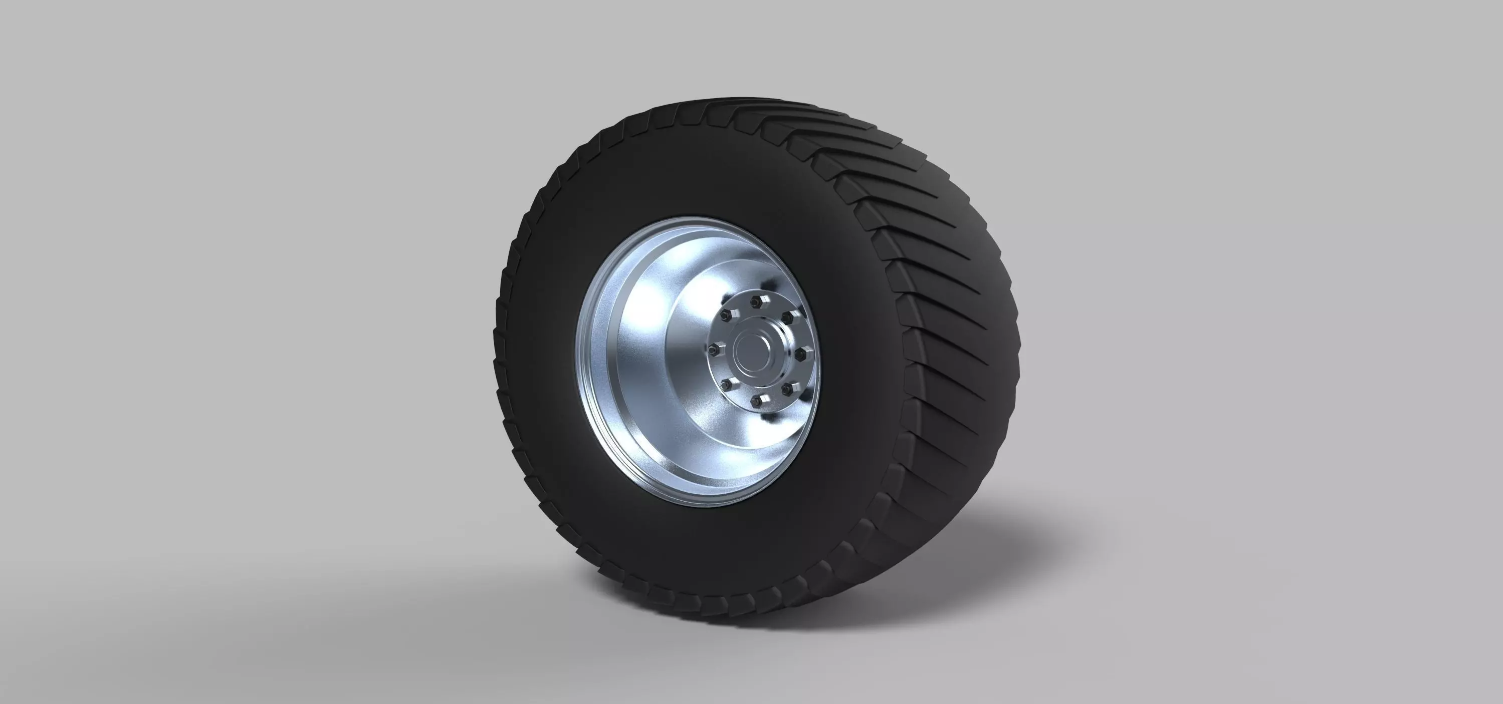 Rear wheel from Pulling tractor 2 3D model