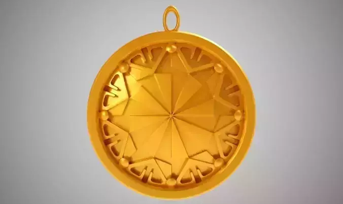 Sun Pendant 3D print model