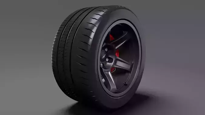 Dodge Challenger SRT Demon 2017 rearwheel