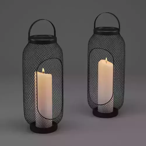 TOPPIG Lantern for block candle