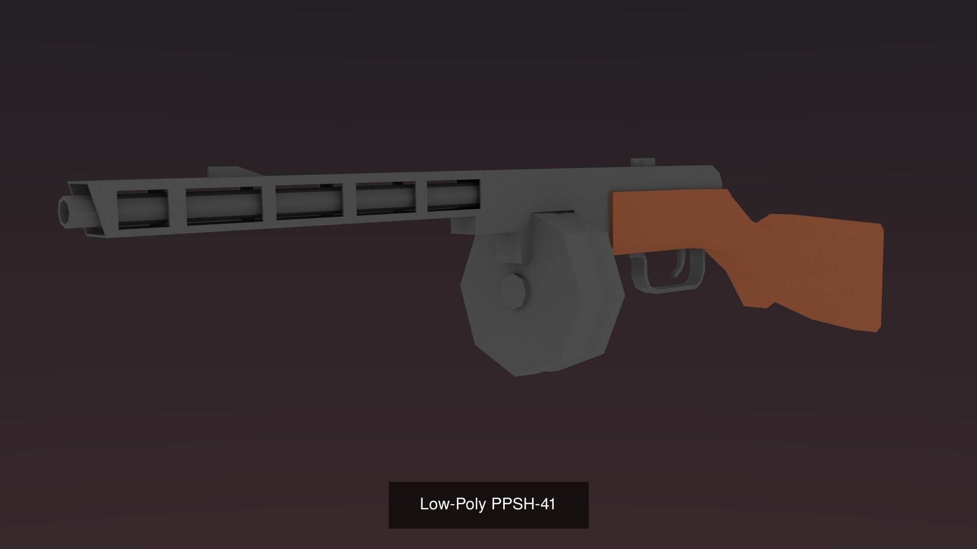 Low-Poly Weapon MEGA Bundle 3D Model Collection_11