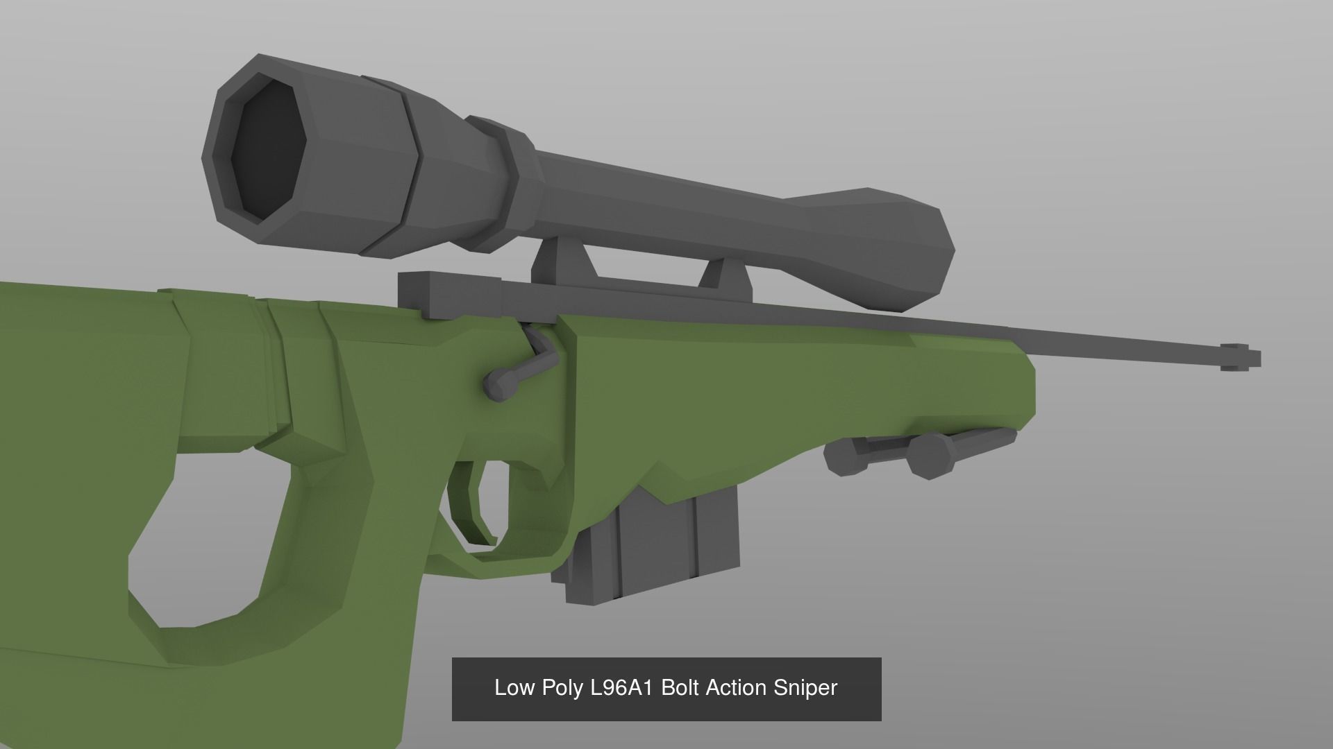 Low-Poly Weapon MEGA Bundle 3D Model Collection_1