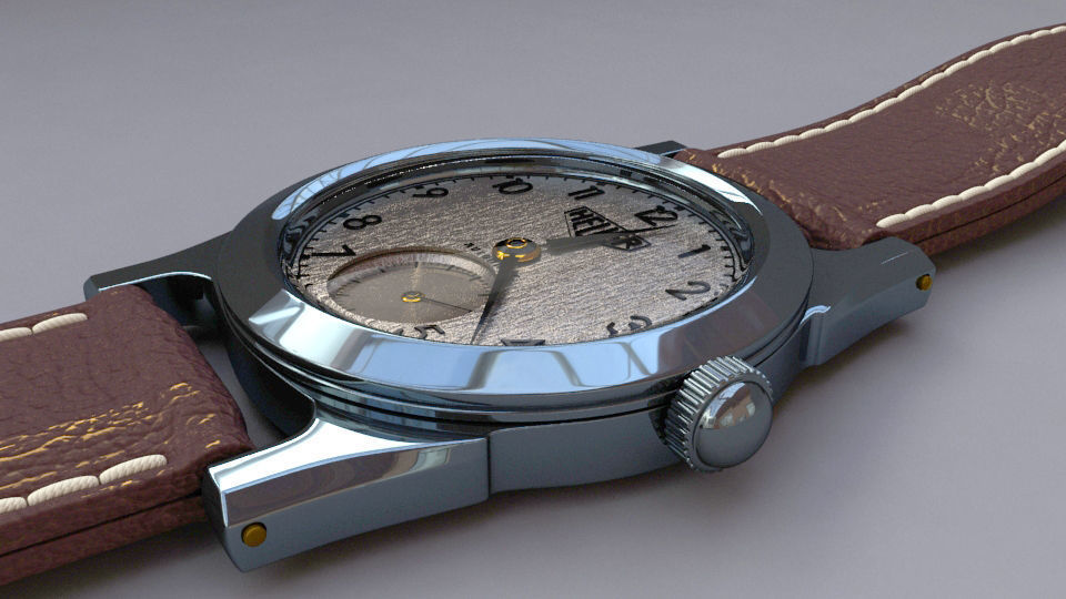 heuer watch 3D model_3