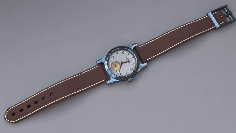 heuer watch 3D model_0