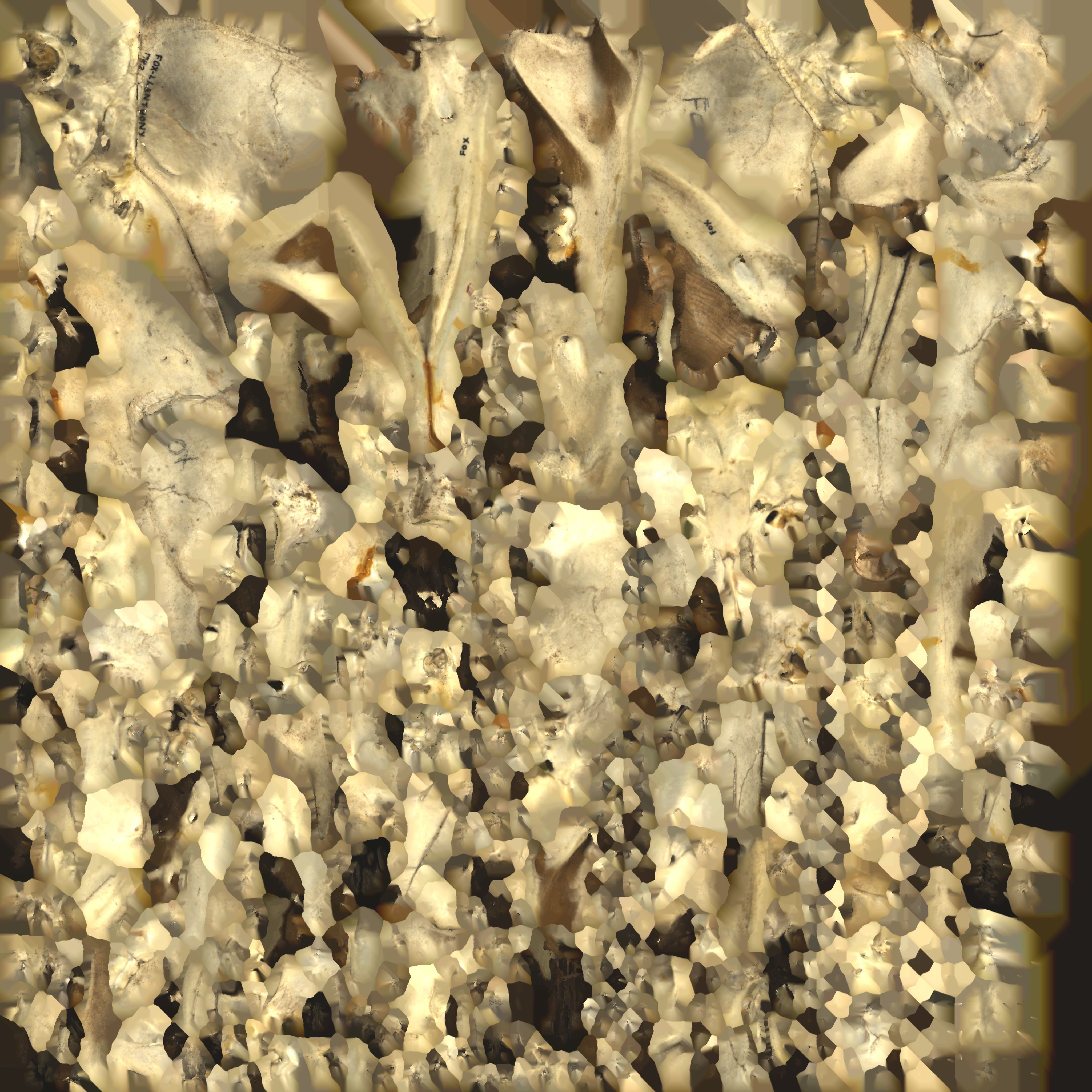 Fox Skull with Jaw Scan 3D model_9