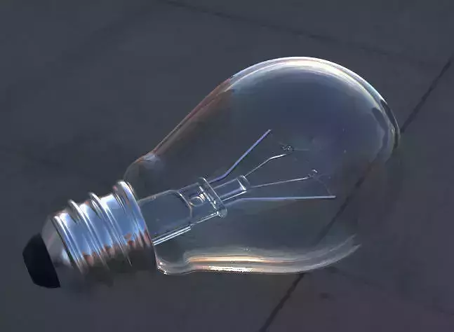 light bulb 3D model