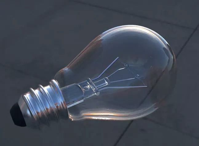 light bulb 3D model_0