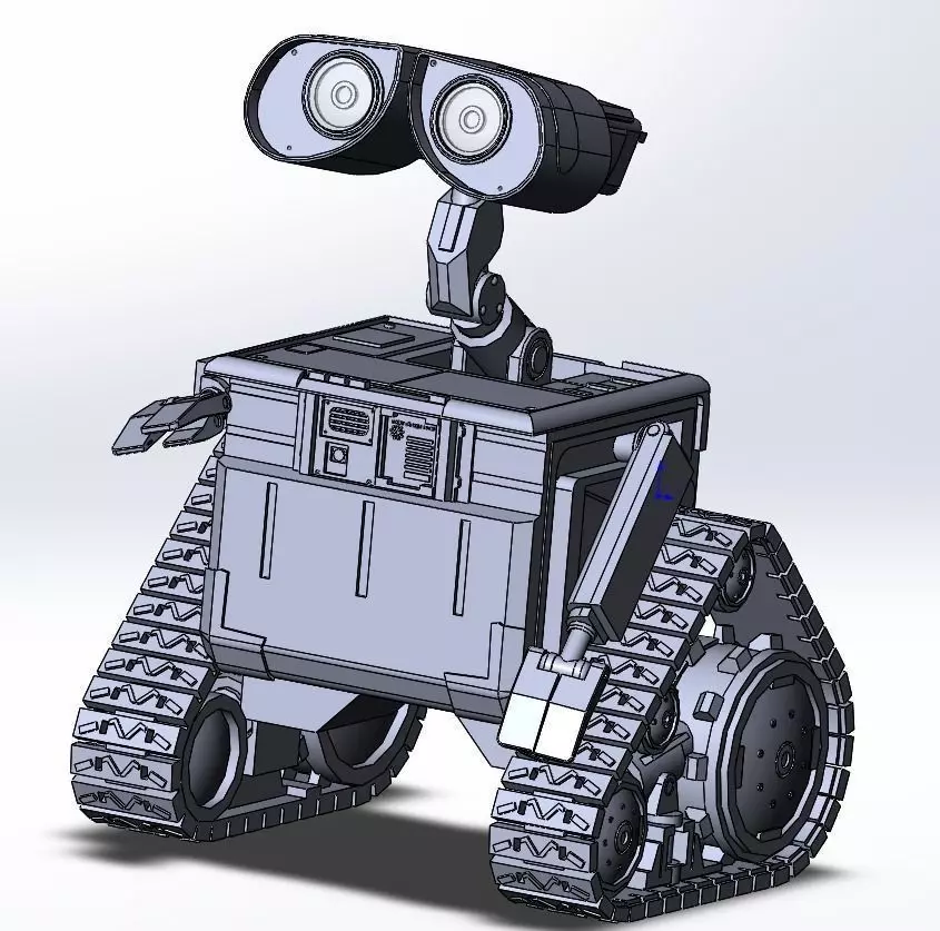 Walle 3D print model wall - e robot 3D print model_0