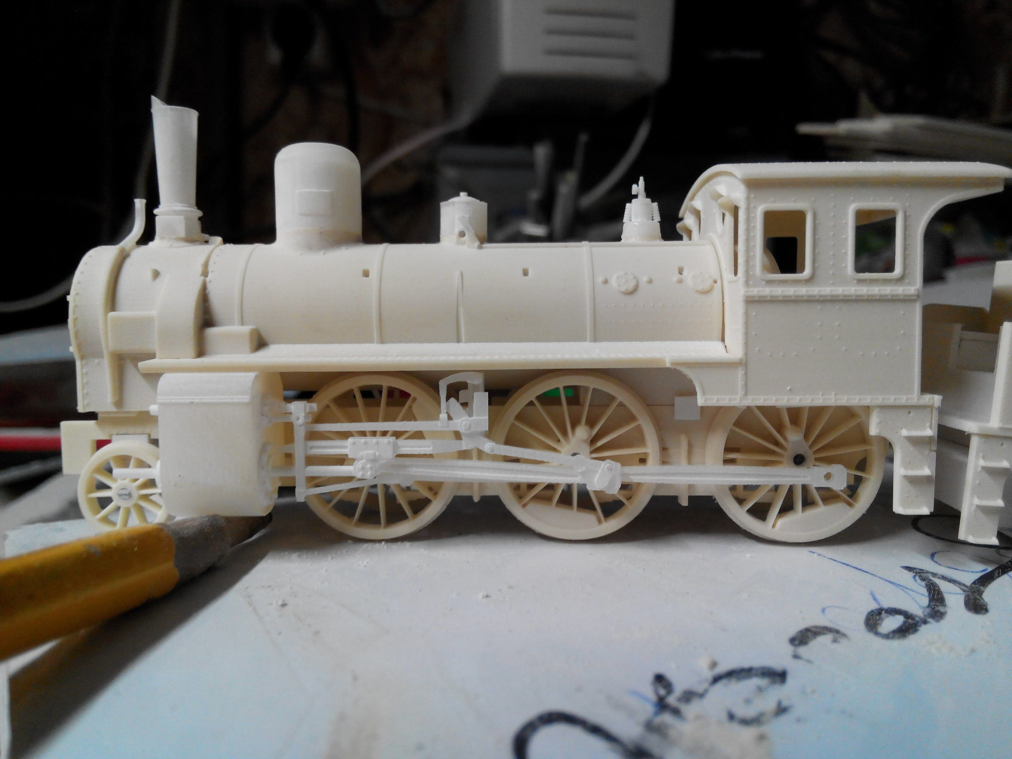 N1Russian Steam Locomotive 3D print model_8