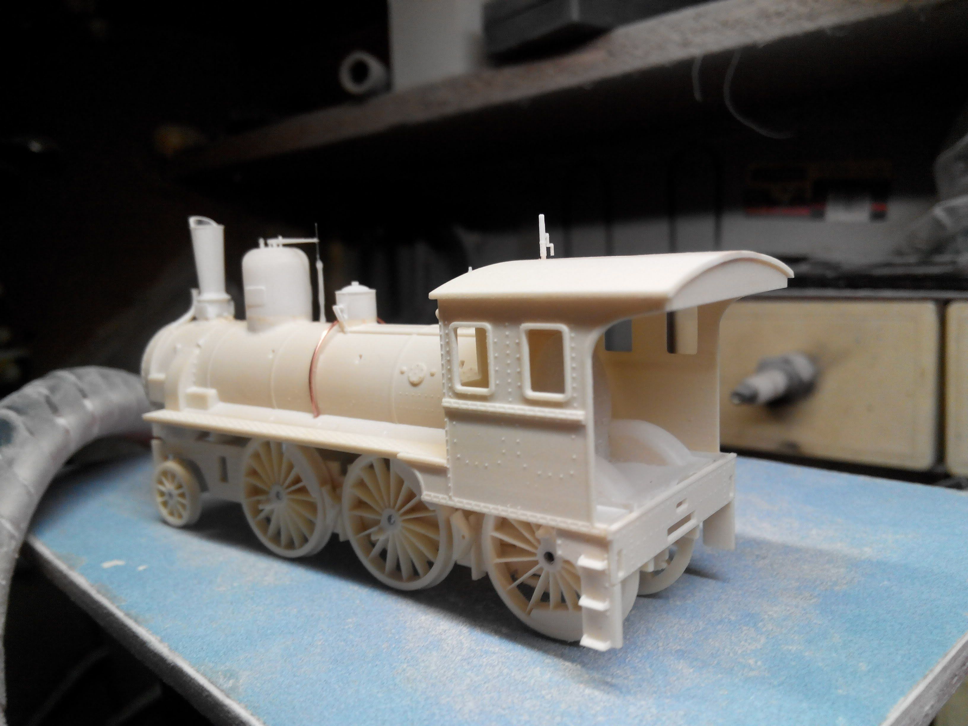 N1Russian Steam Locomotive 3D print model_4