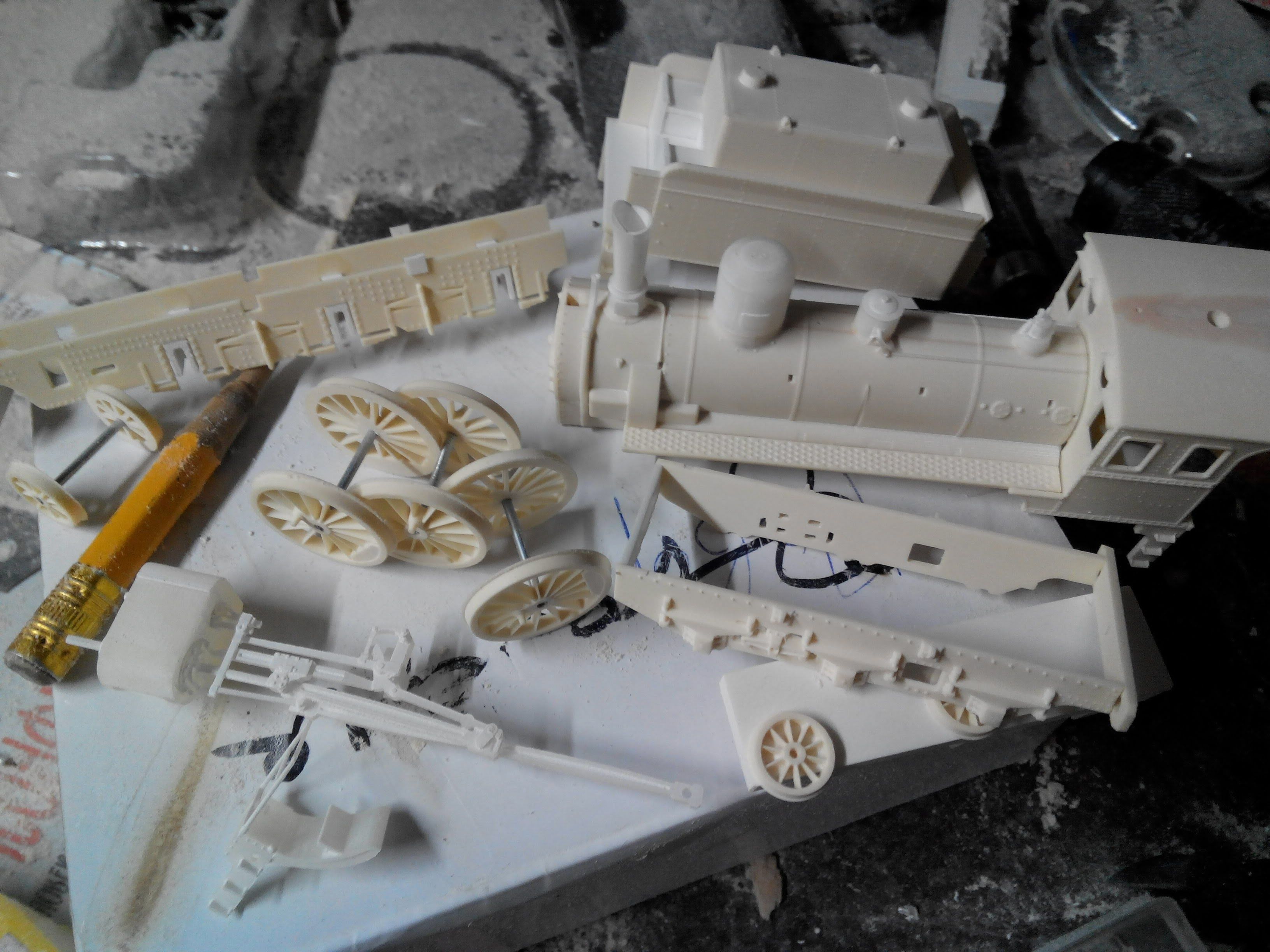 N1Russian Steam Locomotive 3D print model_6