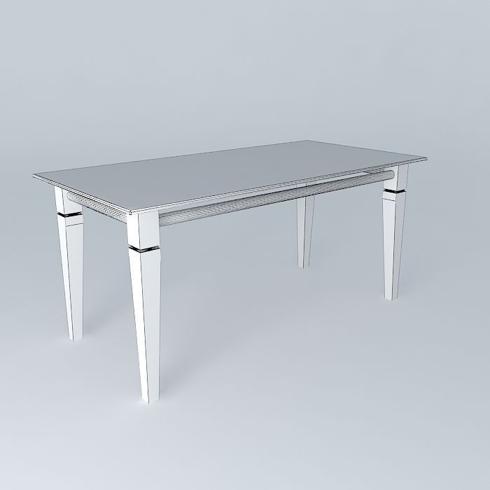 coffee table Free 3D model_3