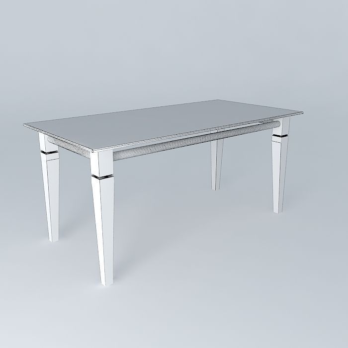 coffee table Free 3D model_4
