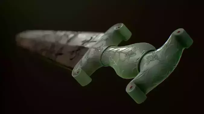 Mughal Jade-handled Khanjar dagger